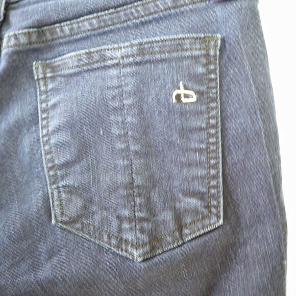Rag & Bone Size 27 Skinny Jeans Mid Rise Midnight Dark Blue Wash - Picture 8 of 11